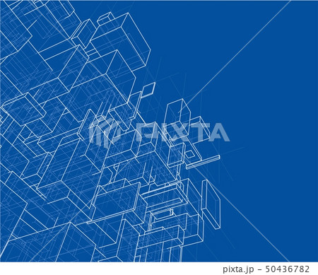 Vector abstract boxes background Vector abstract boxes background 50436782