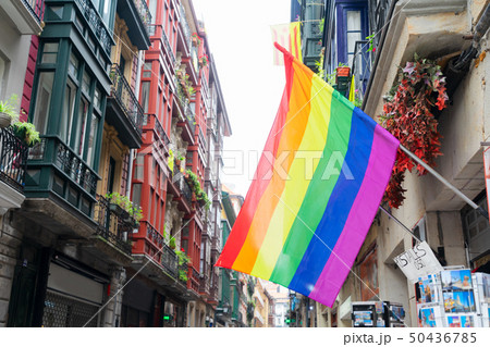 old town of Bilbao, Spain 50436785