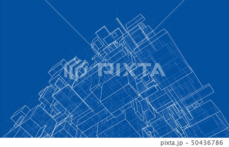 Vector abstract boxes background 50436786