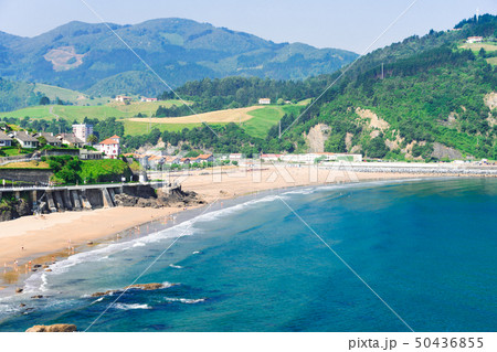 Cantabrian Sea coast and Deba town 50436855