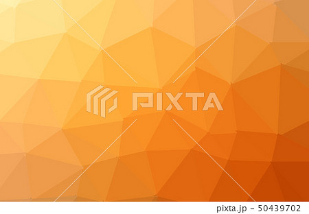 orange abstract geometric rumpled triangular low 50439702