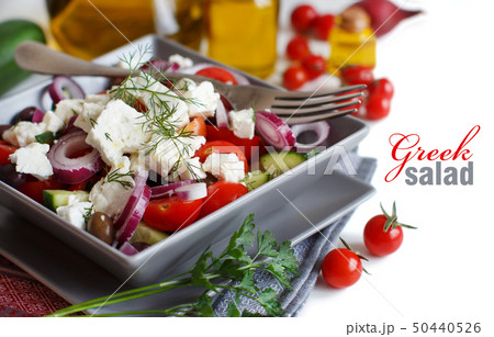 Greek salad close up Greek salad close up 50440526