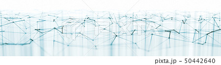 Modern triangles connection technology background 50442640