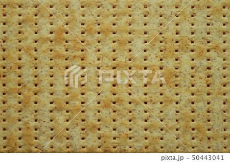 Top view of jewish flatbread matzo like a background. Trendy texture. Food concept. 50443041