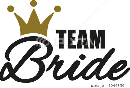 Team Bride with golden crown 50443564