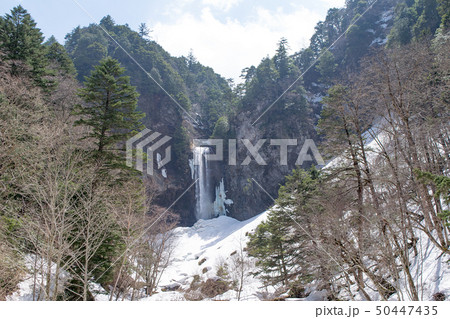 岐阜県　奥飛騨温泉郷平湯　春の平湯大滝・日本の滝百選 50447435