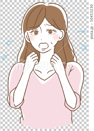 焦る女性 50453230