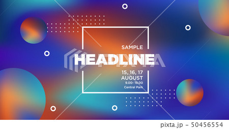 Cover Design Template. Abstract gradients waves BG 50456554