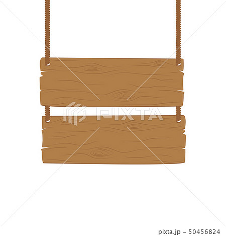hanging wooden sign isolated on white background hanging wooden sign isolated on white background 50456824