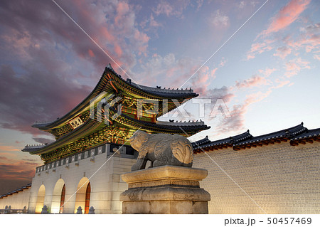 ソウル 景福宮 光化門 50457469
