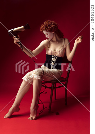Medieval young woman as a duchess Medieval young woman as a duchess 50461923