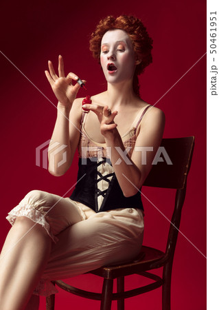 Medieval young woman as a duchess Medieval young woman as a duchess 50461951