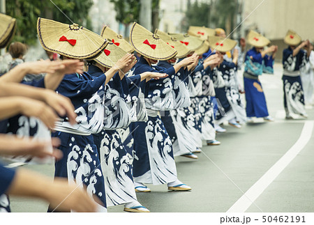 佐渡おけさ　夏の祭り　伝統の踊り　佐渡の踊り　世界文化遺産　イメージ素材 50462191