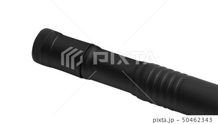 LED flashlight on white background 50462343