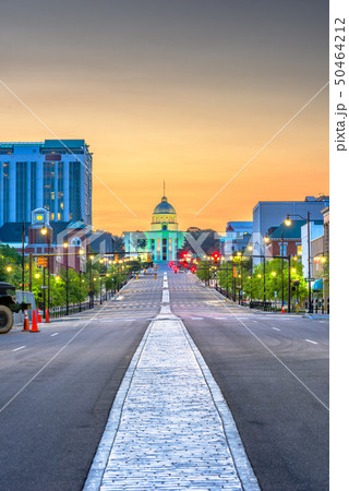 Montgomery, Alabama, USA with the State Capitol 50464212