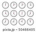 秒針のある時計セット（白） 50466405