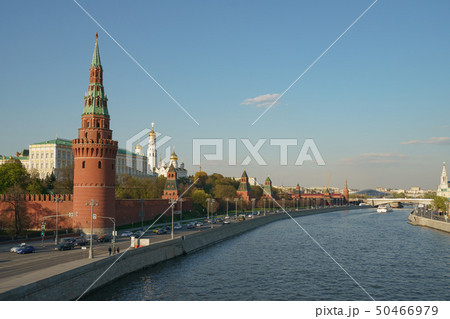 Moscow Kremlin Towers and Kremlin wall  50466979