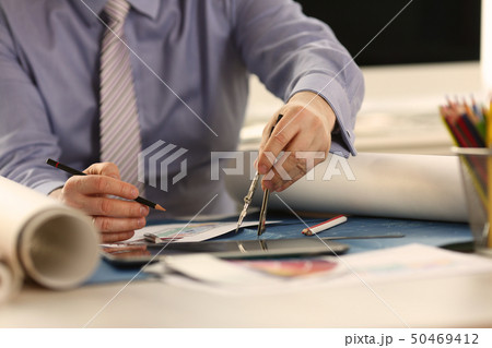 Professional Architect Drafting Building Project Professional Architect Drafting Building Project 50469412