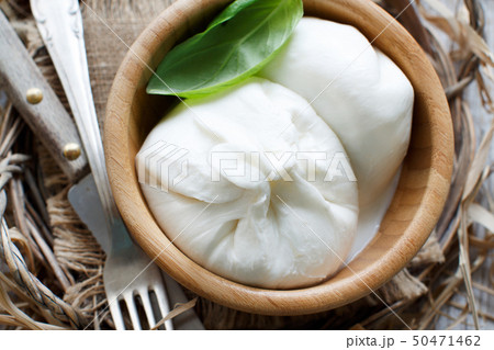 Italian cheese burrata Italian cheese burrata 50471462