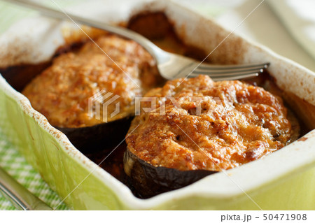Stuffed eggplant from the oven Stuffed eggplant from the oven 50471908