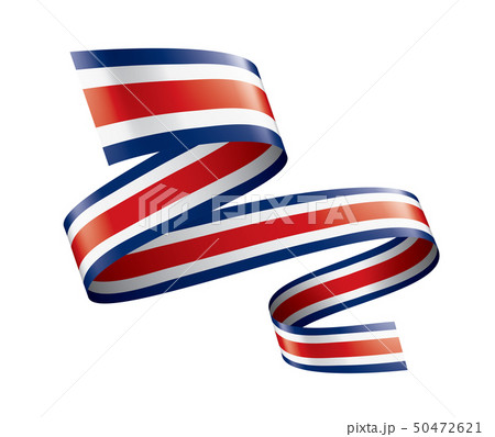 Costa Rica flag, vector illustration on a white background 50472621