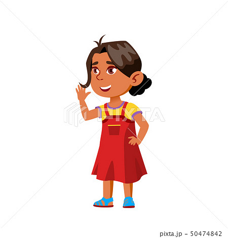 Arab, Muslim Child Girl Cartoon Isolated Vector Illustration Arab, Muslim Child Girl Cartoon Isolated Vector Illustration 50474842