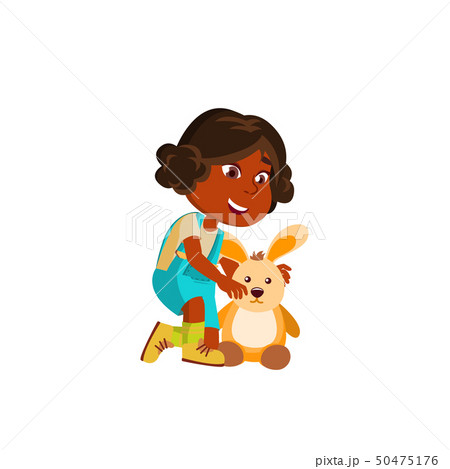 Indian Child Girl Cartoon Isolated Vector Illustration Indian Child Girl Cartoon Isolated Vector Illustration 50475176