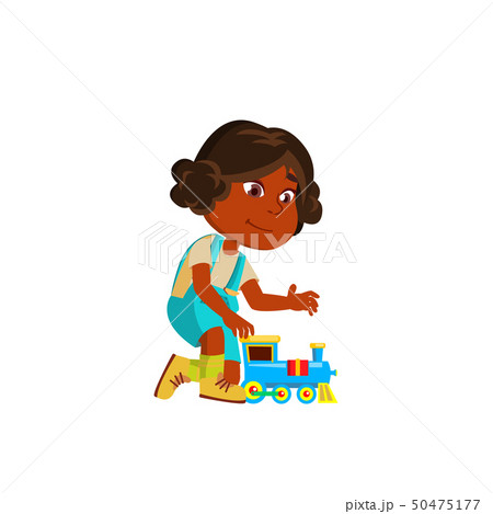 Indian Child Girl Cartoon Isolated Vector Illustration 50475177