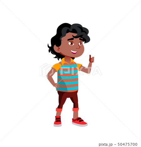 Black, Afro American Child Boy Cartoon Isolated Vector Illustration Black, Afro American Child Boy Cartoon Isolated Vector Illustration 50475700