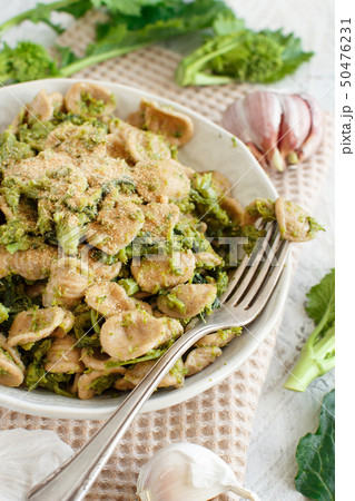 Orecchiette with turnip greens 50476231
