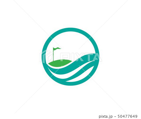 Golf club icons symbols elements and logo vector Golf club icons symbols elements and logo vector 50477649