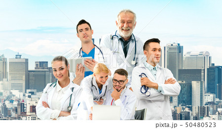 Medical and healthcare doctor people group. Medical and healthcare doctor people group. 50480523