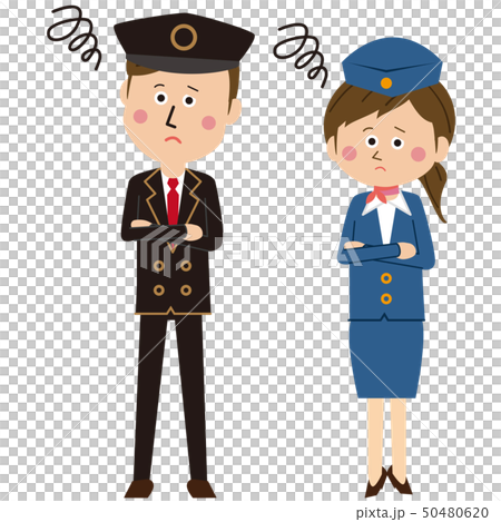 Pop Pilots And Cabin Attendants Or Drivers And Stock Illustration