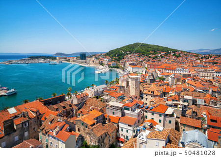 Old town of Split in Dalmatia, Croatia. 50481028
