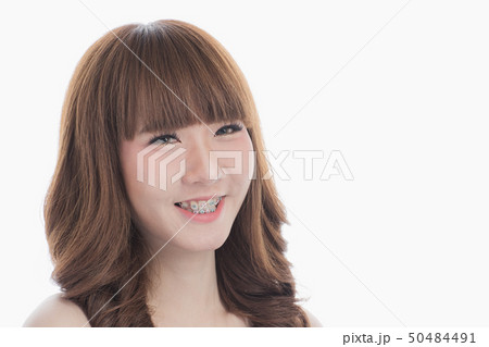Portrait of beautiful woman Portrait of beautiful woman 50484491