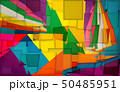 Abstract collage of backgrounds of corrugated 50485951