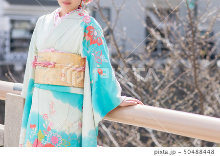 振袖の女性 振袖の女性 50488448