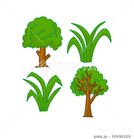 Tree Cartoon Design Graphic Template Vector Tree Cartoon Design Graphic Template Vector 50490309