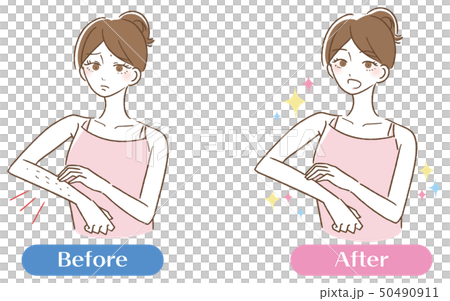 Beauty Hair Removal Arms Women Illustrations 50490911