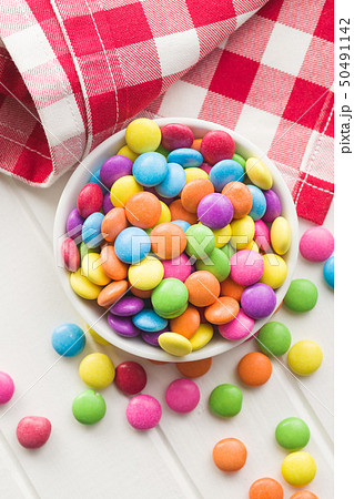 Colorful chocolate candy pills. Colorful chocolate candy pills. 50491142