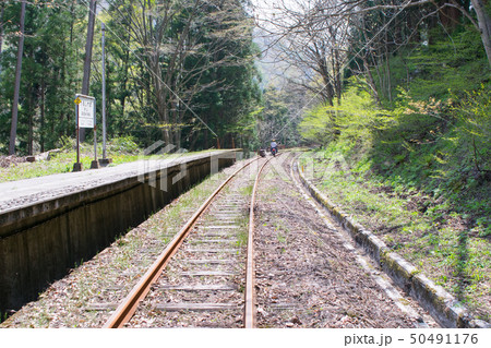 岐阜県　飛騨市神岡　レールマウンテンバイク　渓谷コース 50491176