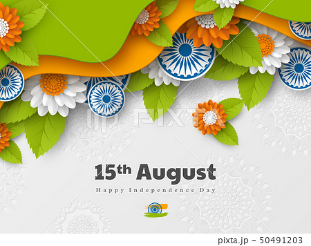 Indian Independence day holiday design. Indian Independence day holiday design. 50491203