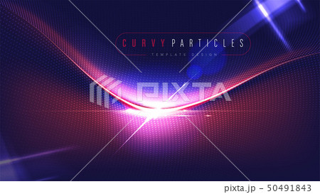 Curvy Particles Template Design Curvy Particles Template Design 50491843