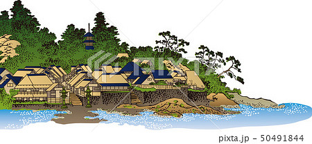 富嶽三十六景　相州江嶌 50491844