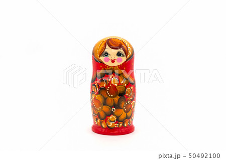 Matryoshka Dolls isolated on a white background. Matryoshka Dolls isolated on a white background. 50492100