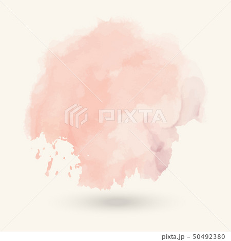 Abstract watercolor blob on white background. Abstract watercolor blob on white background. 50492380