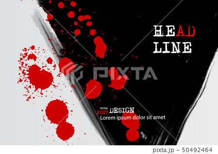 Abstract grunge background with drops and splashes Abstract grunge background with drops and splashes 50492464