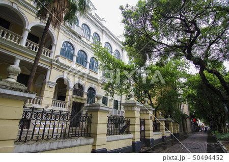 欧風建築物が残る広州の沙面島 欧風建築物が残る広州の沙面島 50494452