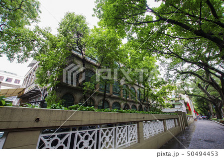 欧風建築物が残る広州の沙面島 欧風建築物が残る広州の沙面島 50494453