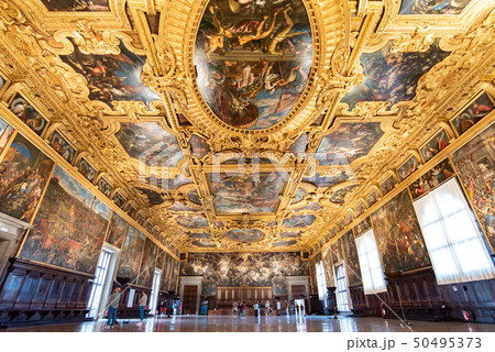 ドゥカーレ宮殿の天井画 50495373